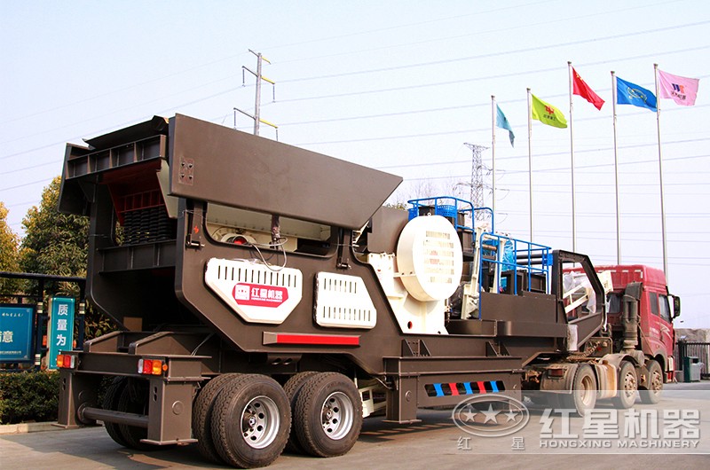 時產200噸小型移動破碎車，配顎破機，發往湖北市場