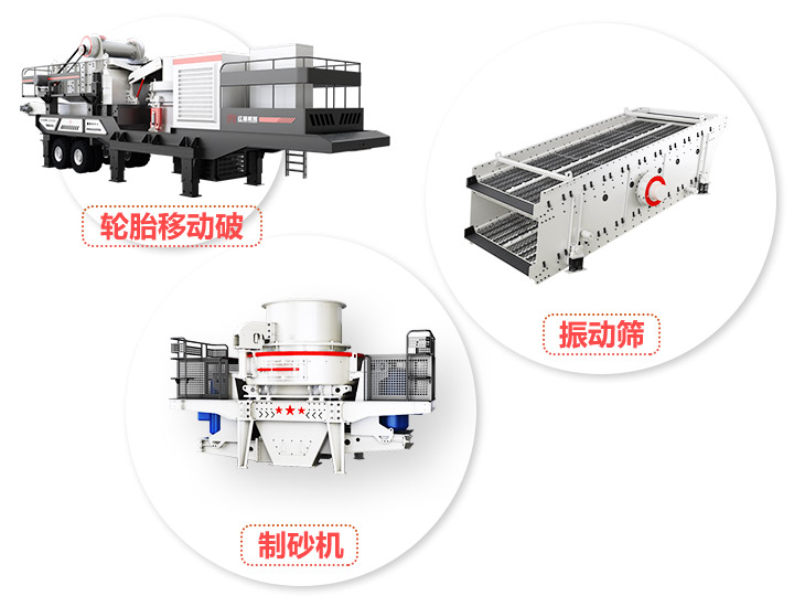 小型半移動式磨砂機，產量70-3560t/h