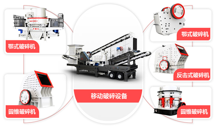 移動液壓破碎機多機組合，實現多種物料破碎