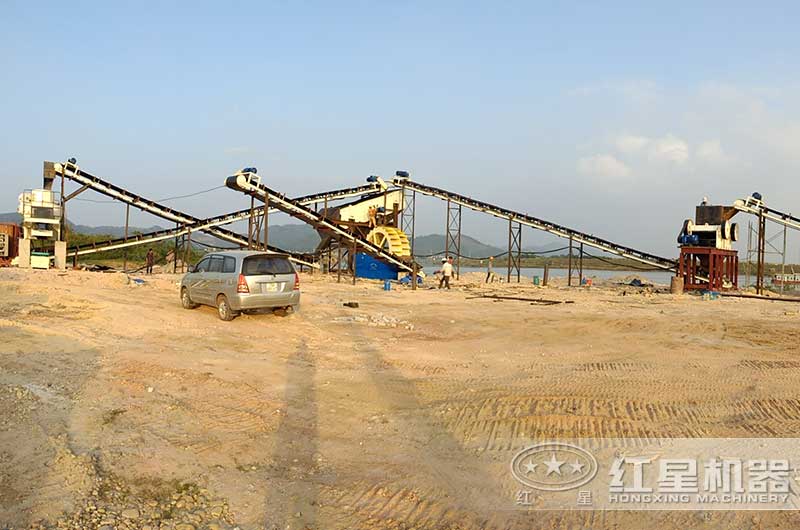 小型制砂機生產現場圖